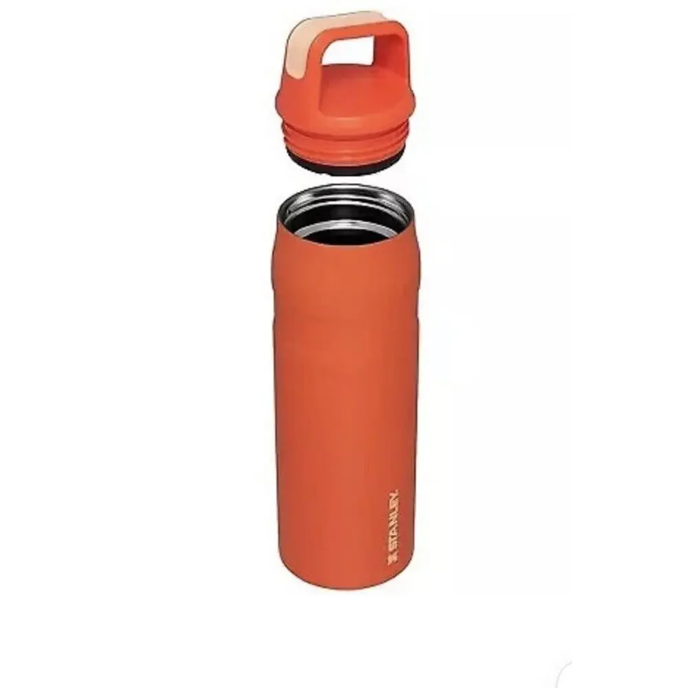 Stanley 24oz Stainless IceFlow Aerolight Water Bottle Cap and Carry - Tiger Lily - Picture 3 of 5